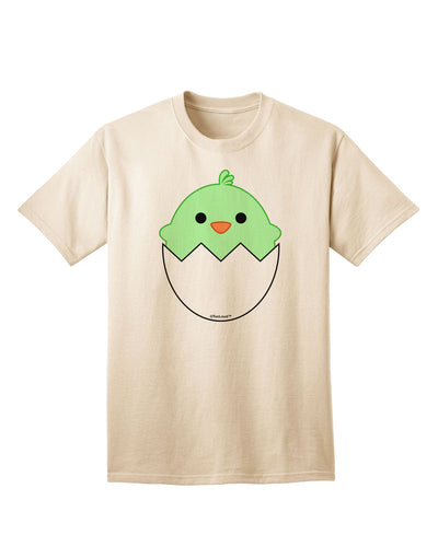 Adorable Hatching Chick Design - Stylish Green Adult T-Shirt by TooLoud-Mens T-shirts-TooLoud-Natural-Small-Davson Sales