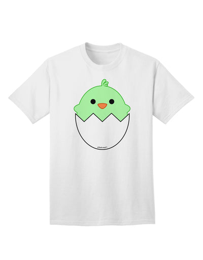 Adorable Hatching Chick Design - Stylish Green Adult T-Shirt by TooLoud-Mens T-shirts-TooLoud-White-Small-Davson Sales