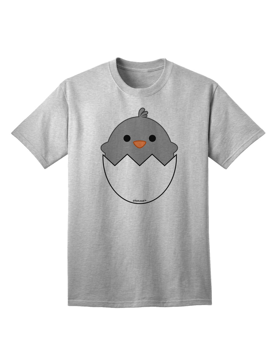 Adorable Hatching Chick - Gray Adult T-Shirt by TooLoud-Mens T-shirts-TooLoud-White-Small-Davson Sales