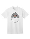 Adorable Hatching Chick - Gray Adult T-Shirt by TooLoud-Mens T-shirts-TooLoud-White-Small-Davson Sales