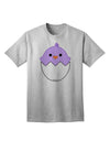 Adorable Hatching Chick - Stylish Purple Adult T-Shirt by TooLoud-Mens T-shirts-TooLoud-AshGray-Small-Davson Sales