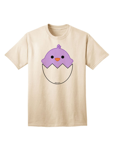 Adorable Hatching Chick - Stylish Purple Adult T-Shirt by TooLoud-Mens T-shirts-TooLoud-Natural-Small-Davson Sales