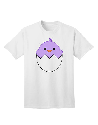 Adorable Hatching Chick - Stylish Purple Adult T-Shirt by TooLoud-Mens T-shirts-TooLoud-White-Small-Davson Sales