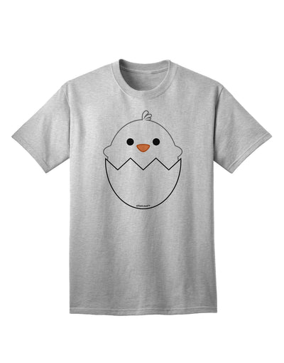 Adorable Hatching Chick - White Adult T-Shirt by TooLoud-Mens T-shirts-TooLoud-AshGray-Small-Davson Sales