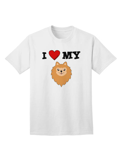 Adorable Pomeranian Dog Adult T-Shirt - A Must-Have for Dog Lovers-Mens T-shirts-TooLoud-White-Small-Davson Sales