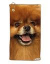 Adorable Red Pomeranian Micro Terry Gromet Golf Towel 15 x 22 Inch All Over Print-Golf Towel-TooLoud-White-Davson Sales