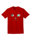 Adorable Space Cat Adult Dark T-Shirt-Mens T-Shirt-TooLoud-Red-Small-Davson Sales