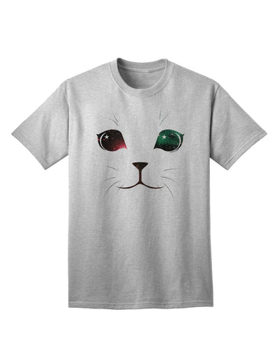 Adorable Space Cat Adult T-Shirt-Mens T-Shirt-TooLoud-AshGray-Small-Davson Sales