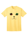 Adorable Space Cat Adult T-Shirt-Mens T-Shirt-TooLoud-Yellow-Small-Davson Sales