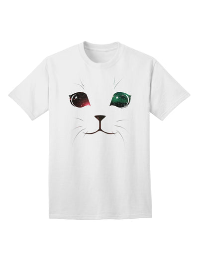 Adorable Space Cat Adult T-Shirt-Mens T-Shirt-TooLoud-White-Small-Davson Sales