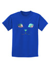 Adorable Space Cat Childrens Dark T-Shirt-Childrens T-Shirt-TooLoud-Royal-Blue-X-Small-Davson Sales