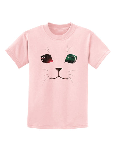 Adorable Space Cat Childrens T-Shirt-Childrens T-Shirt-TooLoud-PalePink-X-Small-Davson Sales