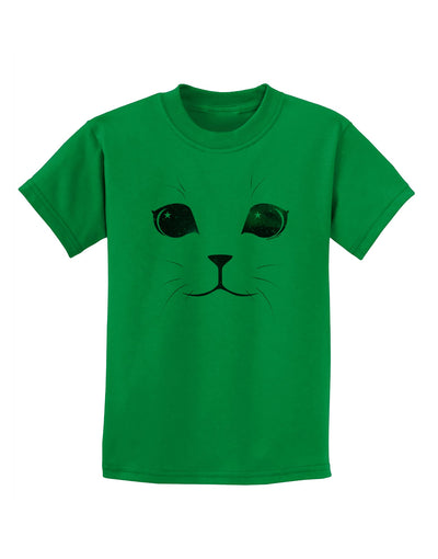 Adorable Space Cat Childrens T-Shirt-Childrens T-Shirt-TooLoud-Kelly-Green-X-Small-Davson Sales