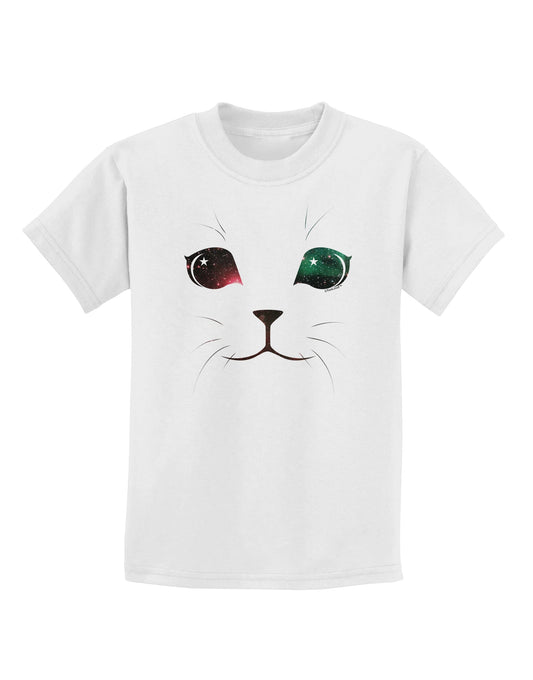 Adorable Space Cat Childrens T-Shirt-Childrens T-Shirt-TooLoud-White-X-Small-Davson Sales