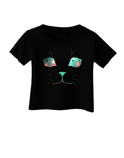 Adorable Space Cat Infant T-Shirt Dark by-Infant T-Shirt-TooLoud-Black-06-Months-Davson Sales