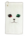 Adorable Space Cat Micro Terry Gromet Golf Towel 16 x 25 inch by TooLoud-Golf Towel-TooLoud-White-Davson Sales