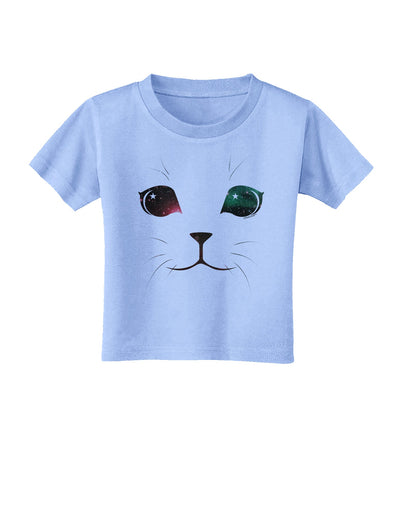 Adorable Space Cat Toddler T-Shirt-Toddler T-Shirt-TooLoud-Aquatic-Blue-2T-Davson Sales