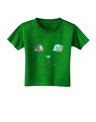 Adorable Space Cat Toddler T-Shirt Dark by-Toddler T-Shirt-TooLoud-Clover-Green-2T-Davson Sales