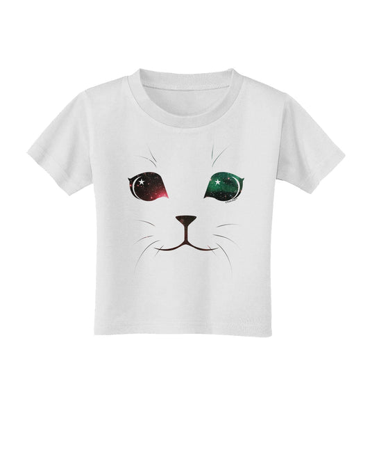Adorable Space Cat Toddler T-Shirt-Toddler T-Shirt-TooLoud-White-2T-Davson Sales