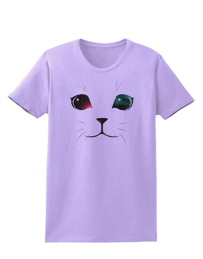 Adorable Space Cat Womens T-Shirt-Womens T-Shirt-TooLoud-Lavender-X-Small-Davson Sales