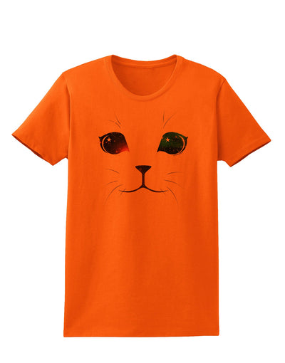 Adorable Space Cat Womens T-Shirt-Womens T-Shirt-TooLoud-Orange-X-Small-Davson Sales