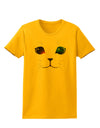 Adorable Space Cat Womens T-Shirt-Womens T-Shirt-TooLoud-Gold-X-Small-Davson Sales