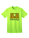 Adorable Squirrels - A Captivating Adult T-Shirt for Squirrel Enthusiasts by TooLoud-Mens T-shirts-TooLoud-Neon-Green-Small-Davson Sales