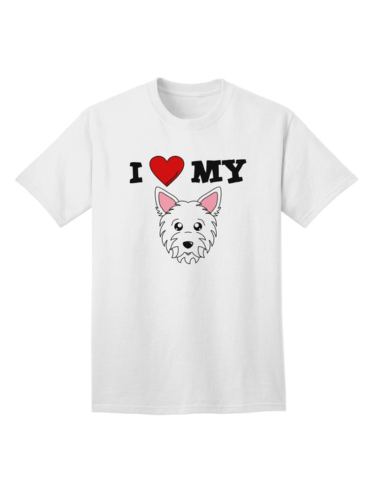 Adorable Westie Dog Adult T-Shirt - A Must-Have for Dog Lovers, by TooLoud-Mens T-shirts-TooLoud-White-Small-Davson Sales