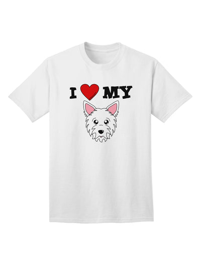 Adorable Westie Dog Adult T-Shirt - A Must-Have for Dog Lovers, by TooLoud-Mens T-shirts-TooLoud-White-Small-Davson Sales