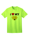 Adorable Yellow Labrador Retriever Adult T-Shirt - A Must-Have for Dog Lovers, by TooLoud-Mens T-shirts-TooLoud-Neon-Green-Small-Davson Sales