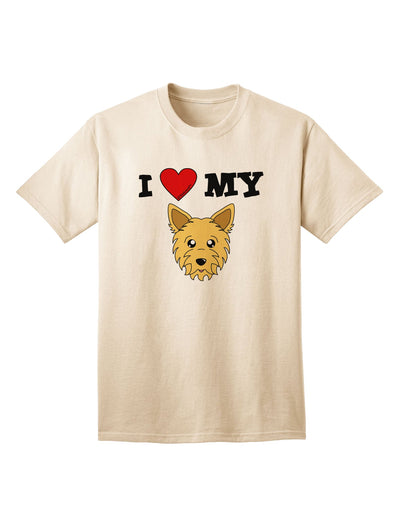 Adorable Yorkshire Terrier Yorkie Dog Adult T-Shirt - A Must-Have for Dog Lovers-Mens T-shirts-TooLoud-Natural-Small-Davson Sales