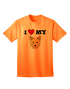 Adorable Yorkshire Terrier Yorkie Dog Adult T-Shirt - A Must-Have for Dog Lovers-Mens T-shirts-TooLoud-Neon-Orange-Small-Davson Sales