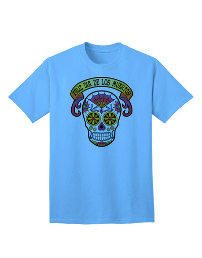 Adult T-Shirt Collection: Feliz Dia de los Muertos Calavera - Celebrate in Style-Mens T-shirts-TooLoud-Aquatic-Blue-Small-Davson Sales