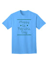 Adult T-Shirt Collection: Happy St. Patrick's Day Clovers - Celebrate in Style-Mens T-shirts-TooLoud-Aquatic-Blue-Small-Davson Sales