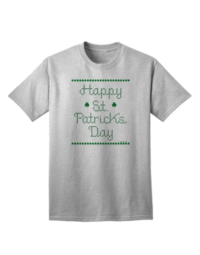 Adult T-Shirt Collection: Happy St. Patrick's Day Clovers - Celebrate in Style-Mens T-shirts-TooLoud-AshGray-Small-Davson Sales