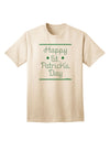 Adult T-Shirt Collection: Happy St. Patrick's Day Clovers - Celebrate in Style-Mens T-shirts-TooLoud-Natural-Small-Davson Sales