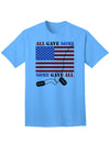 Adult T-Shirt Collection: Honoring Those Who Sacrificed-Mens T-shirts-TooLoud-Aquatic-Blue-Small-Davson Sales