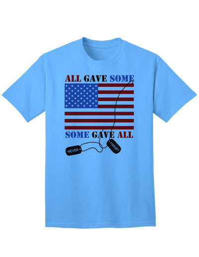 Adult T-Shirt Collection: Honoring Those Who Sacrificed-Mens T-shirts-TooLoud-Aquatic-Blue-Small-Davson Sales