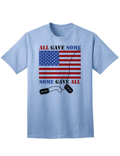 Adult T-Shirt Collection: Honoring Those Who Sacrificed-Mens T-shirts-TooLoud-Light-Blue-Small-Davson Sales