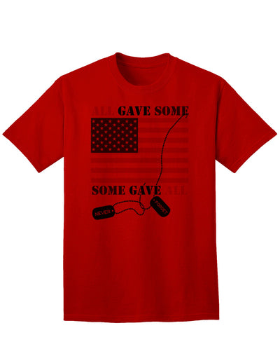 Adult T-Shirt Collection: Honoring Those Who Sacrificed-Mens T-shirts-TooLoud-Red-Small-Davson Sales