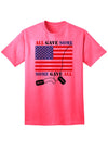 Adult T-Shirt Collection: Honoring Those Who Sacrificed-Mens T-shirts-TooLoud-Neon-Pink-Small-Davson Sales