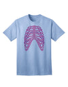 Adult T-Shirt Collection: Human Pink Skeleton Bones Ribcage - A Unique Fashion Statement-Mens T-shirts-TooLoud-Light-Blue-Small-Davson Sales