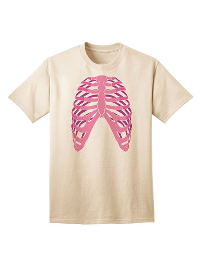 Adult T-Shirt Collection: Human Pink Skeleton Bones Ribcage - A Unique Fashion Statement-Mens T-shirts-TooLoud-Natural-Small-Davson Sales