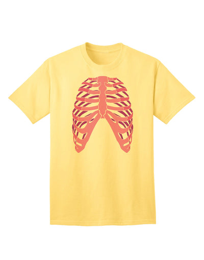 Adult T-Shirt Collection: Human Pink Skeleton Bones Ribcage - A Unique Fashion Statement-Mens T-shirts-TooLoud-Yellow-Small-Davson Sales