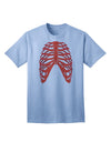 Adult T-Shirt Collection: Human Red Skeleton Bones Ribcage - A Unique Fashion Statement-Mens T-shirts-TooLoud-Light-Blue-Small-Davson Sales