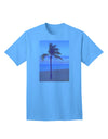 Adult T-Shirt Collection: Palm Tree Beach Filter - A Tropical Style Statement-Mens T-shirts-TooLoud-Aquatic-Blue-Small-Davson Sales