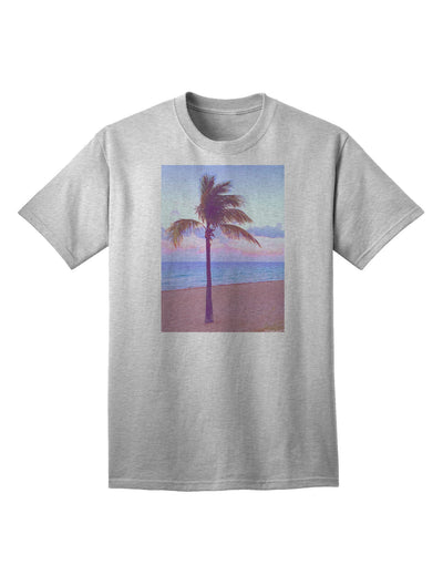 Adult T-Shirt Collection: Palm Tree Beach Filter - A Tropical Style Statement-Mens T-shirts-TooLoud-AshGray-Small-Davson Sales