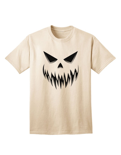 Adult T-Shirt Collection: Scary Evil Jack O' Lantern Pumpkin Face - A Spooky Ecommerce Exclusive-Mens T-shirts-TooLoud-Natural-Small-Davson Sales