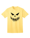 Adult T-Shirt Collection: Scary Evil Jack O' Lantern Pumpkin Face - A Spooky Ecommerce Exclusive-Mens T-shirts-TooLoud-Yellow-Small-Davson Sales