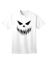 Adult T-Shirt Collection: Scary Evil Jack O' Lantern Pumpkin Face - A Spooky Ecommerce Exclusive-Mens T-shirts-TooLoud-White-Small-Davson Sales